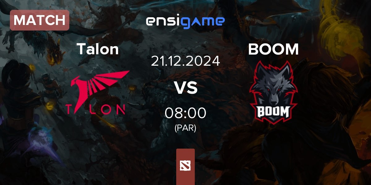 Match Talon Esports Talon vs BOOM Esports BOOM | 21.12