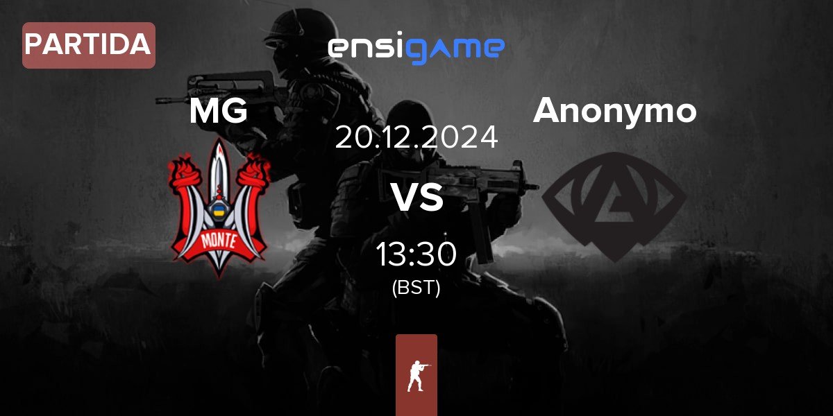 Partida Monte Gen MG vs Anonymo Esports Anonymo | 20.12