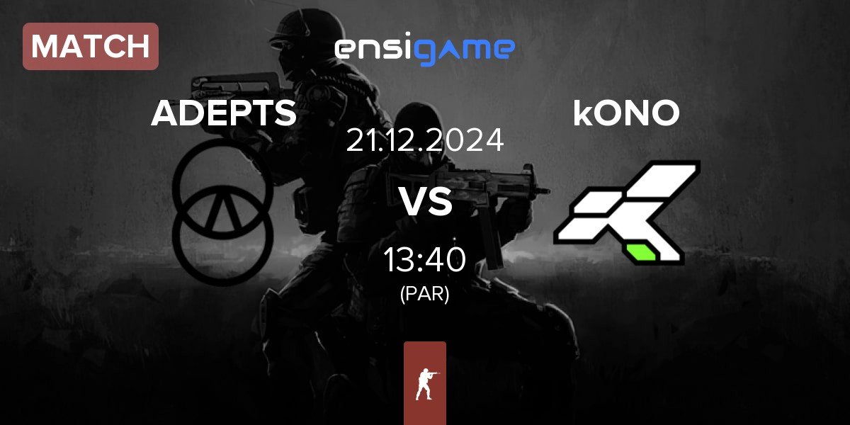 Match ADEPTS vs kONO.ECF kONO | 21.12