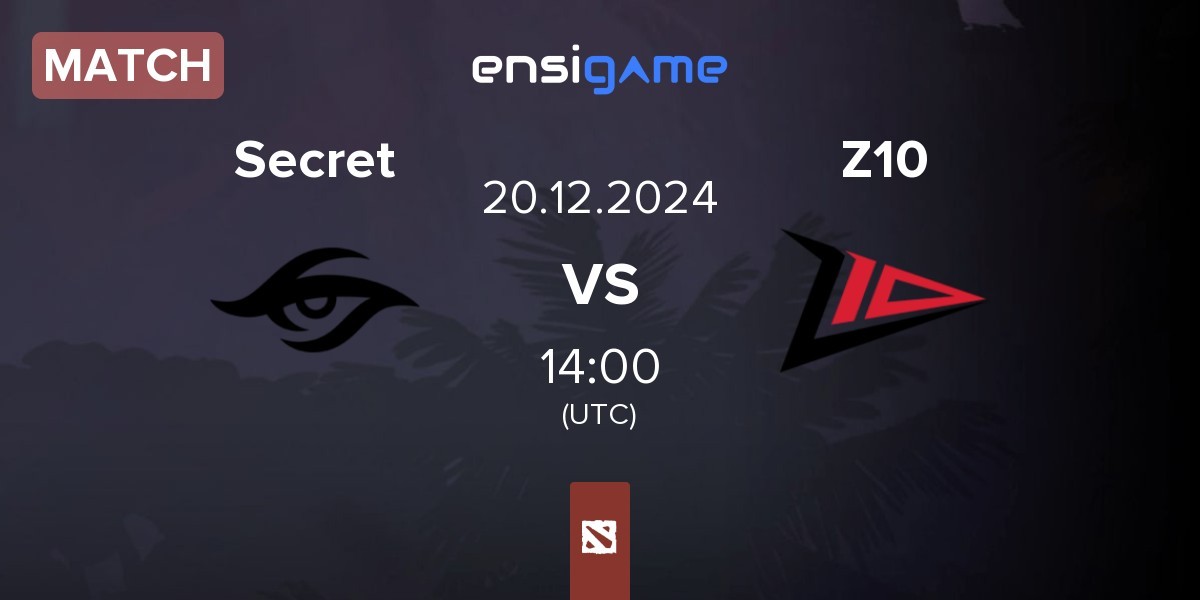 Match Team Secret Secret vs Zero Tenacity Z10 | 20.12