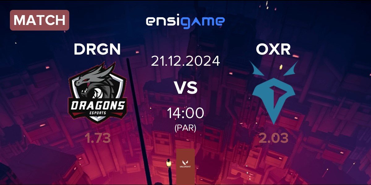 Match Dragons Esports DRGN vs Onyx Ravens OXR | 21.12