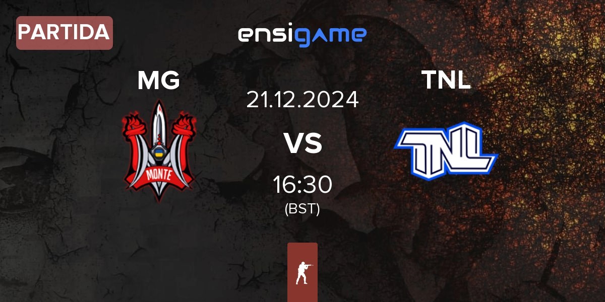 Partida Monte Gen MG vs TEAM NEXT LEVEL TNL | 21.12