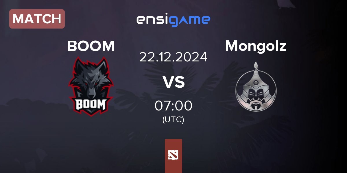 Match BOOM Esports BOOM vs The Mongolz Mongolz | 22.12