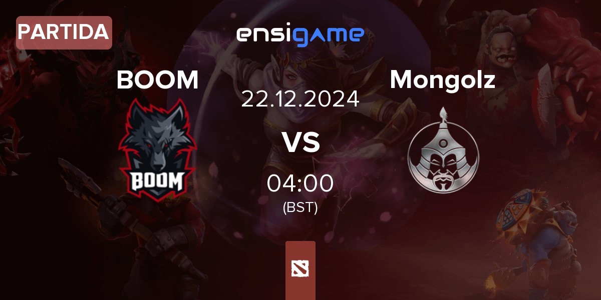 Partida BOOM Esports BOOM vs The Mongolz Mongolz | 22.12