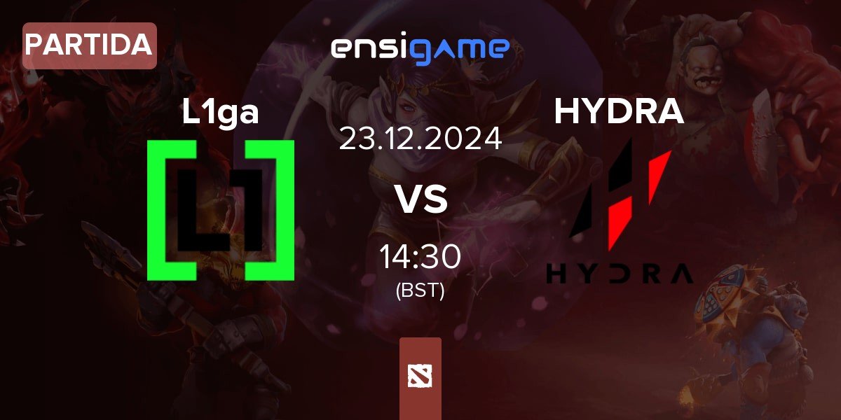 Partida L1ga Team L1ga vs HYDRA | 23.12