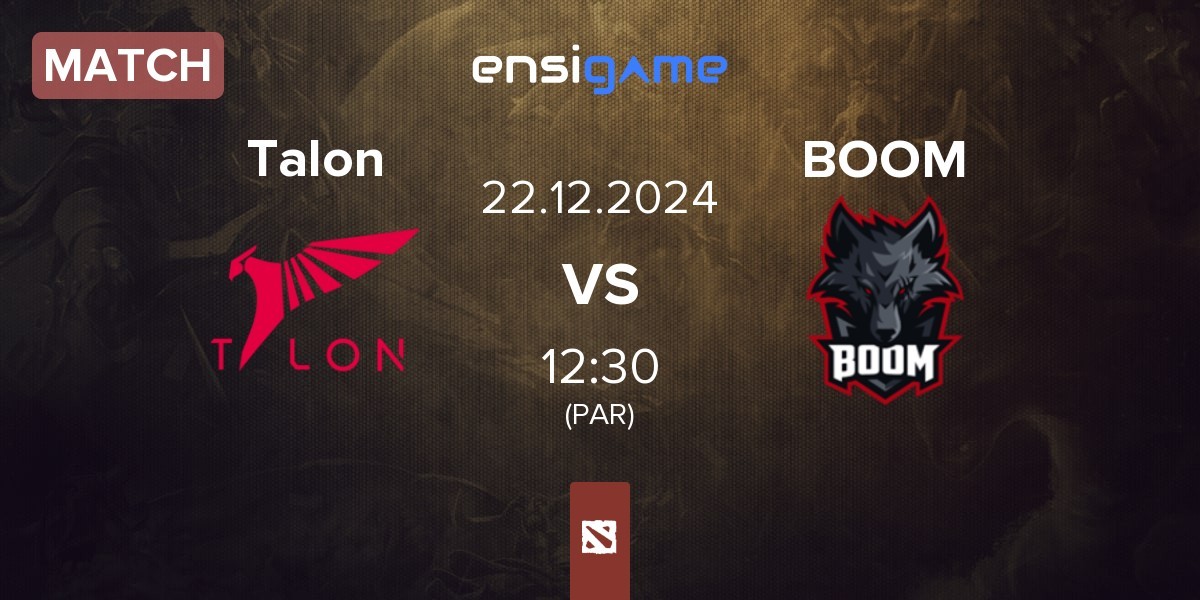 Match Talon Esports Talon vs BOOM Esports BOOM | 22.12