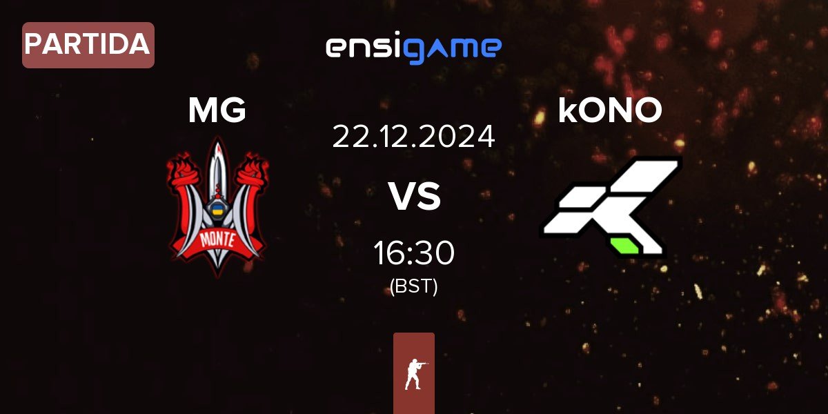 Partida Monte Gen MG vs kONO.ECF kONO | 22.12