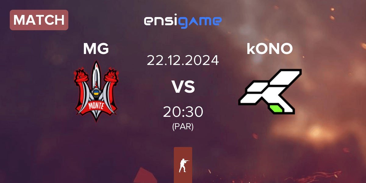 Match Monte Gen MG vs kONO.ECF kONO | 22.12