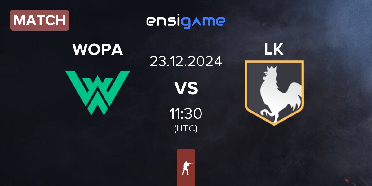 Match WOPA Esport WOPA vs los kogutos LK | 23.12