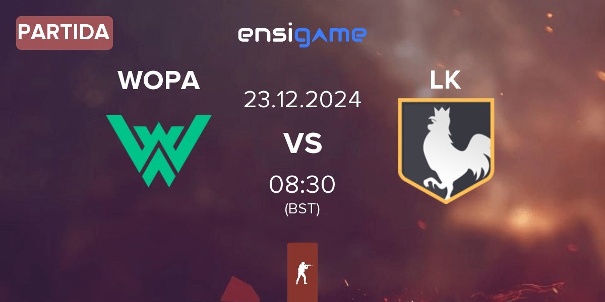 Partida WOPA Esport WOPA vs los kogutos LK | 23.12