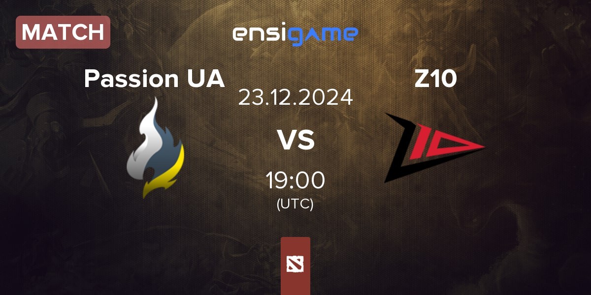 Match Passion UA vs Zero Tenacity Z10 | 23.12