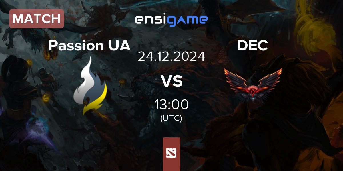 Match Passion UA vs Dragon Esports Club DEC | 24.12