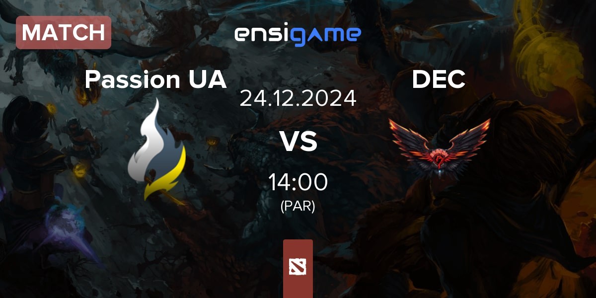 Match Passion UA vs Dragon Esports Club DEC | 24.12