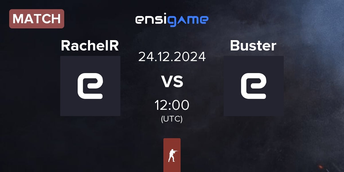 Match Team RachelR RachelR vs Team Buster Buster | 24.12