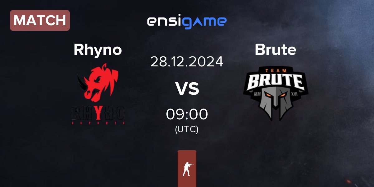 Match Rhyno Esports Rhyno vs Brute | 28.12