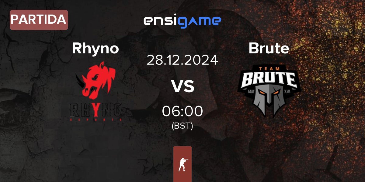 Partida Rhyno Esports Rhyno vs Brute | 28.12