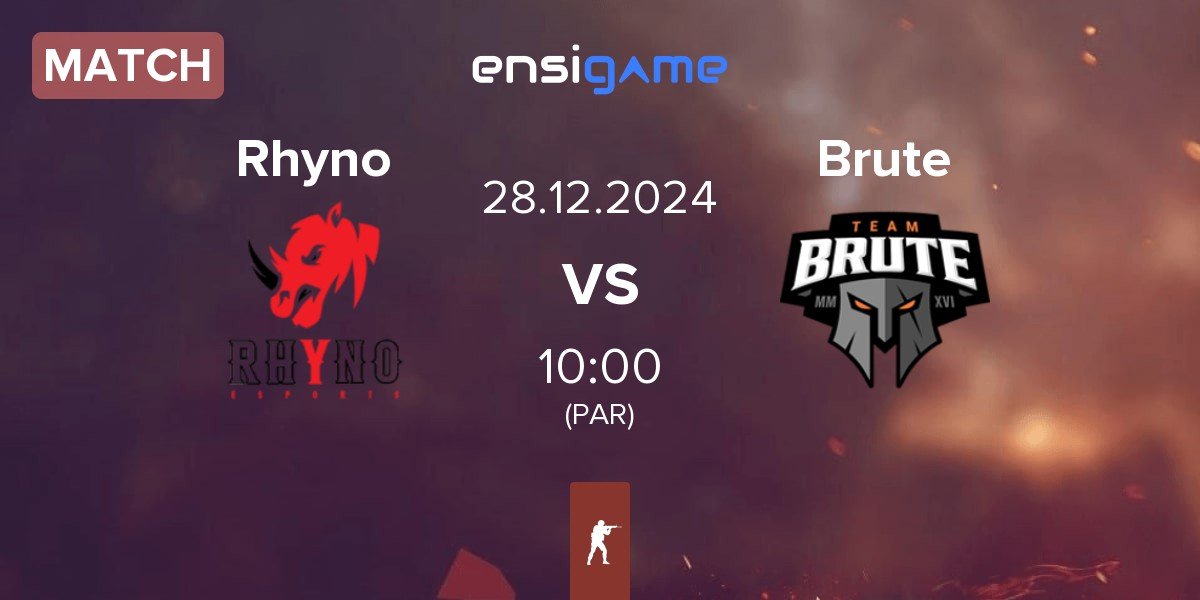 Match Rhyno Esports Rhyno vs Brute | 28.12