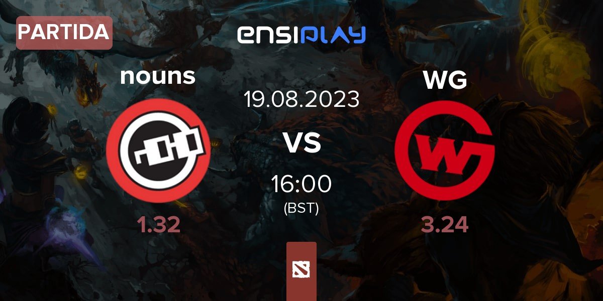 Partida nouns NOUNS vs Wildcard Gaming WG | 19.08