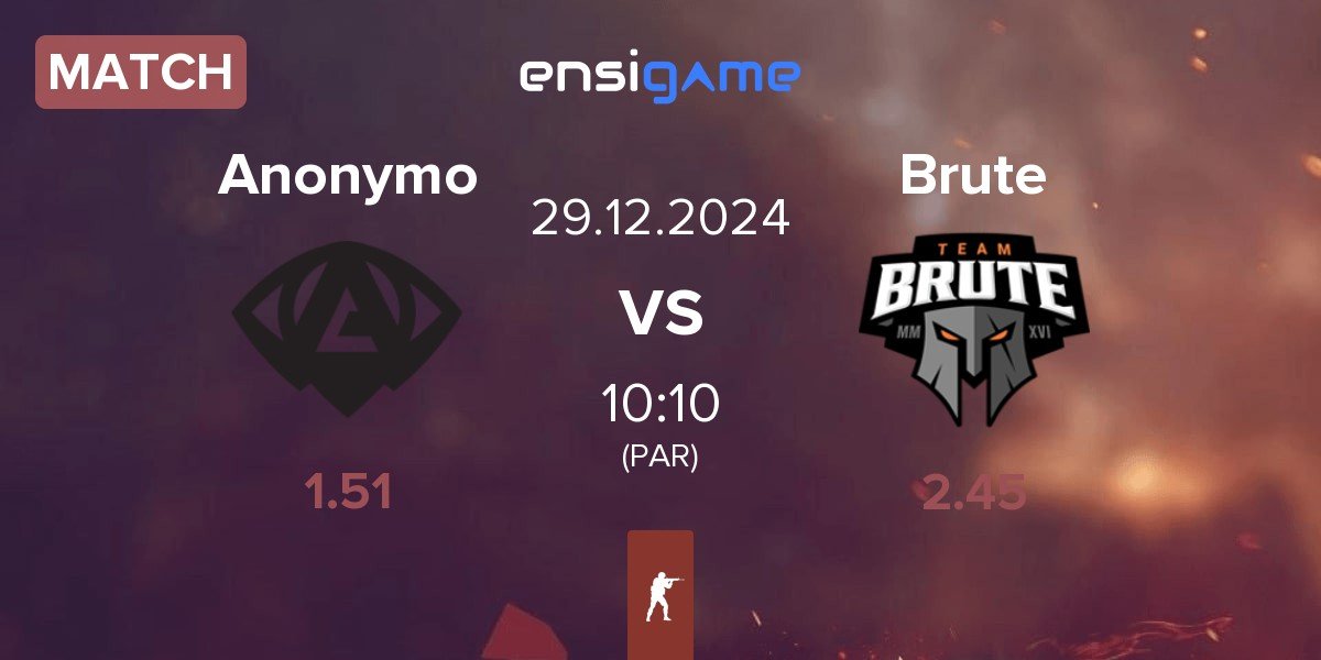 Match Anonymo Esports Anonymo vs Brute | 29.12