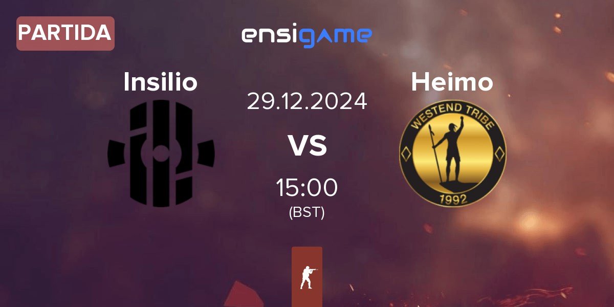 Partida Insilio vs Heimo Esports Heimo | 29.12