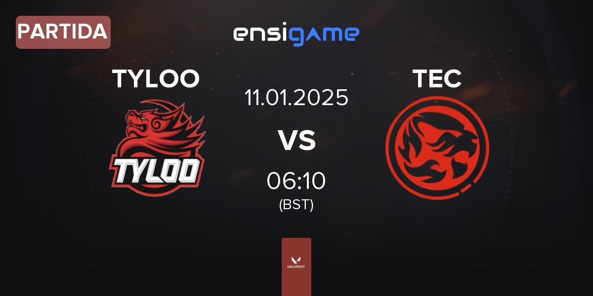 Partida TYLOO vs Titan Esports Club TEC | 11.01