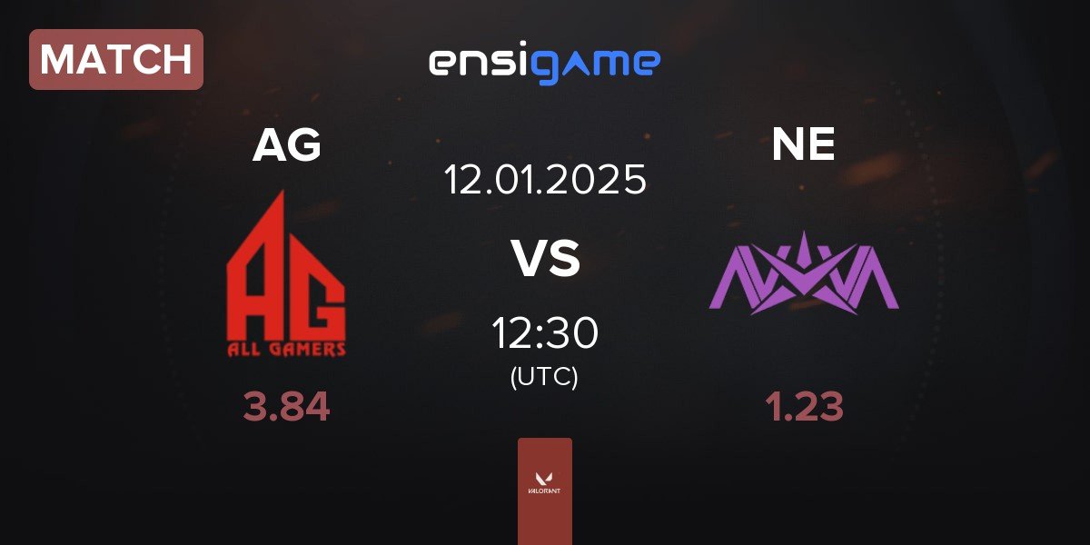 Match ALL GAMERS AG vs Nova Esports NE | 12.01