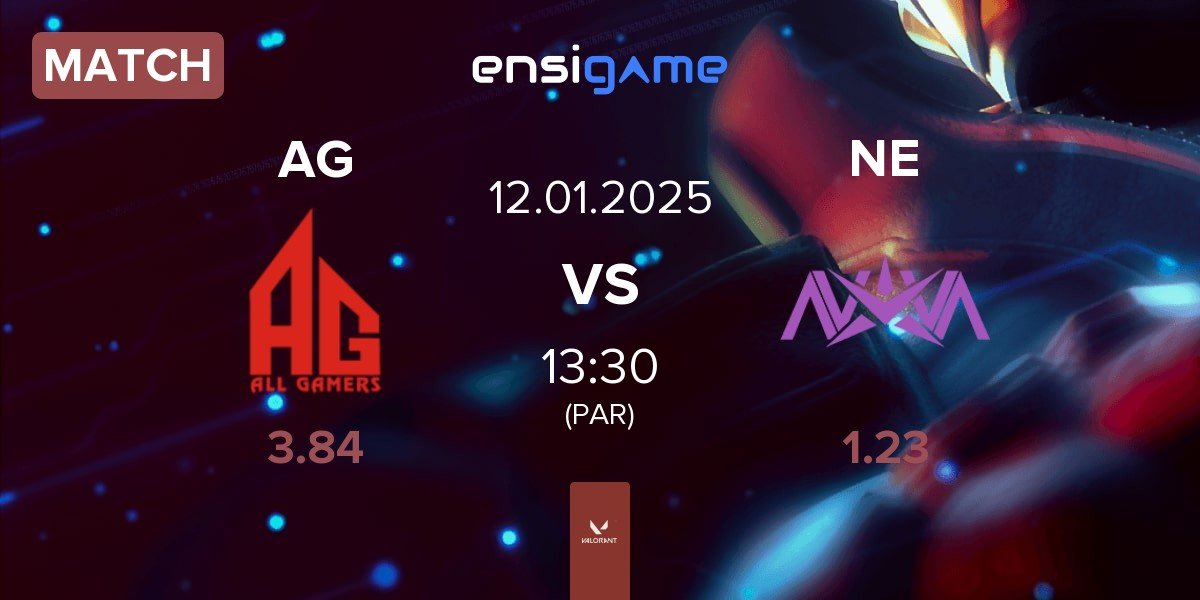 Match ALL GAMERS AG vs Nova Esports NE | 12.01