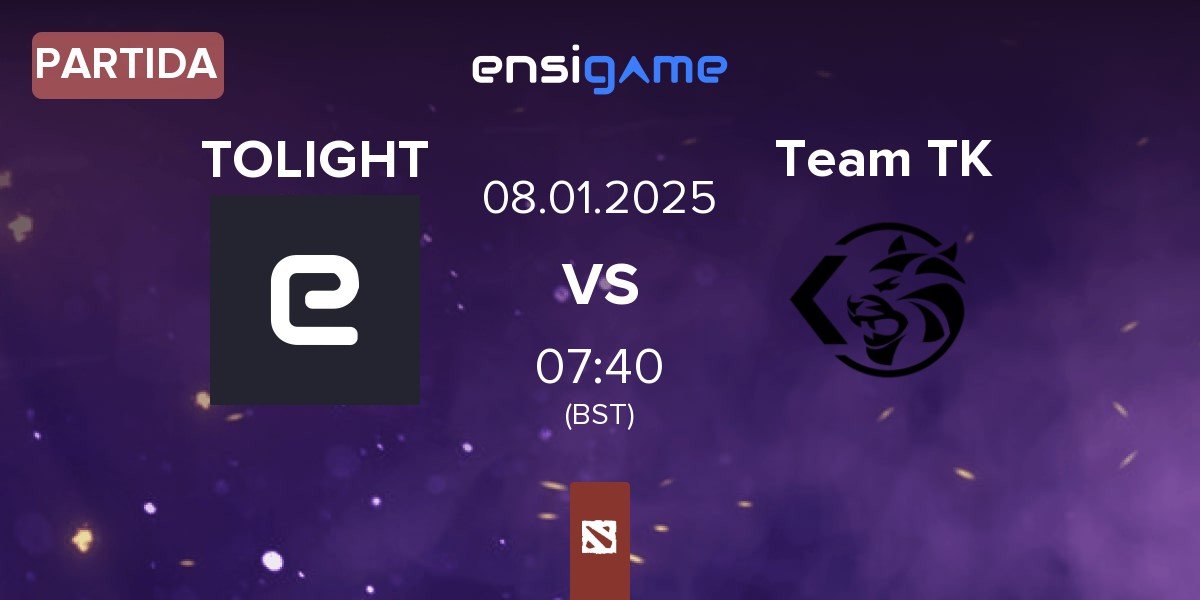 Partida TOLIGHT vs Team TK | 08.01