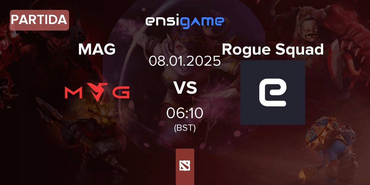 Partida Myth Avenue Gaming MAG vs Rogue Squad | 08.01