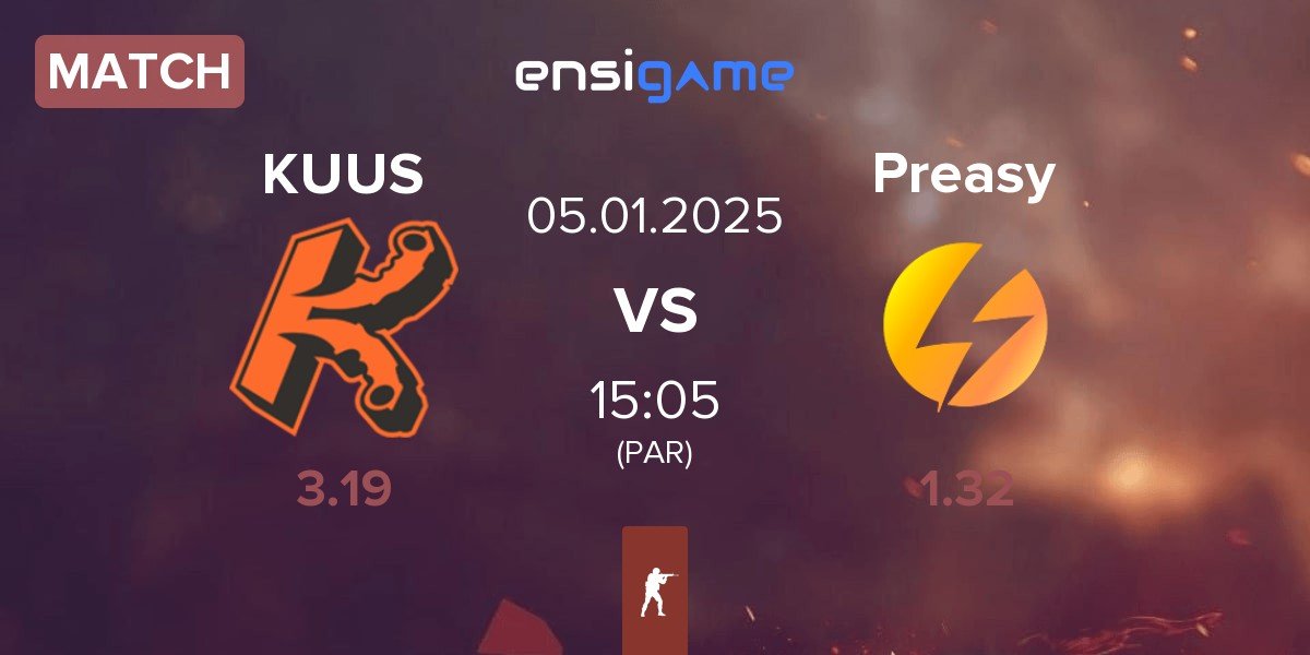 Match KUUSAMO.gg KUUS vs Preasy Esport Preasy | 05.01