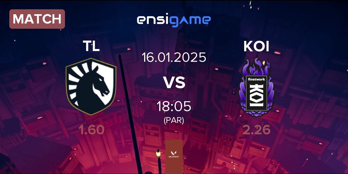 Match Team Liquid TL vs KOI | 16.01