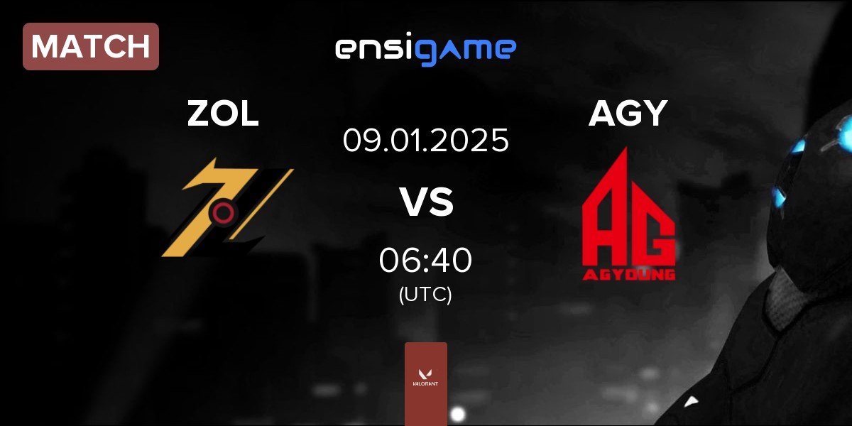 Match ZOL Esports ZOL vs All Gamers Young AGY | 09.01