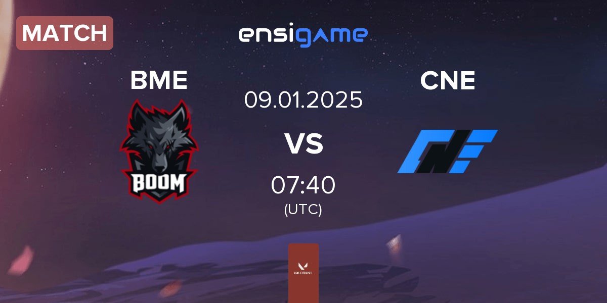 Match BOOM Esports BME vs CNEsports CNE | 09.01