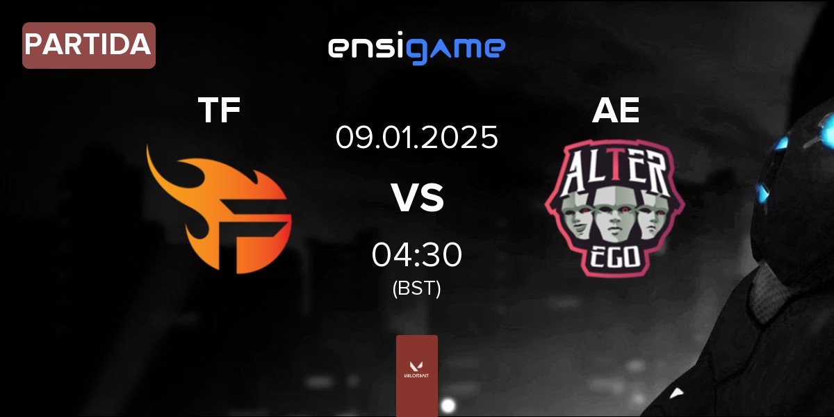 Partida Team Flash TF vs Alter Ego AE | 09.01