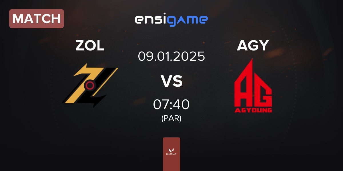 Match ZOL Esports ZOL vs All Gamers Young AGY | 09.01