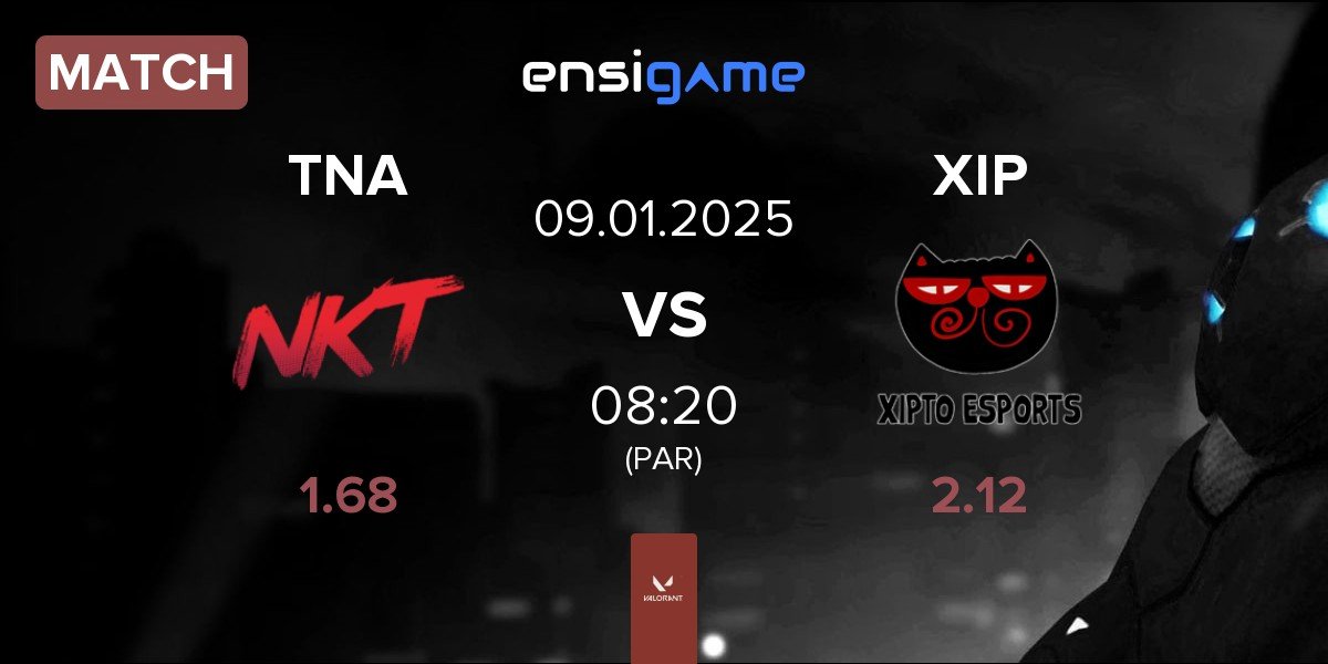 Match Team NKT Academy TNA vs Xipto Esports XIP | 09.01