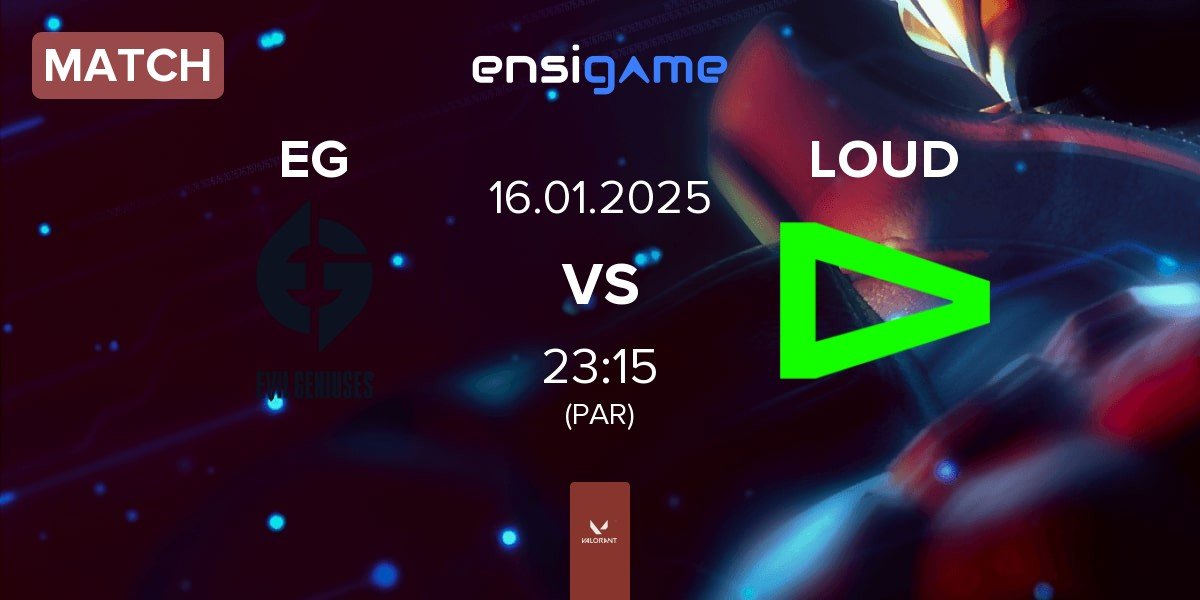 Match Evil Geniuses EG vs LOUD | 16.01