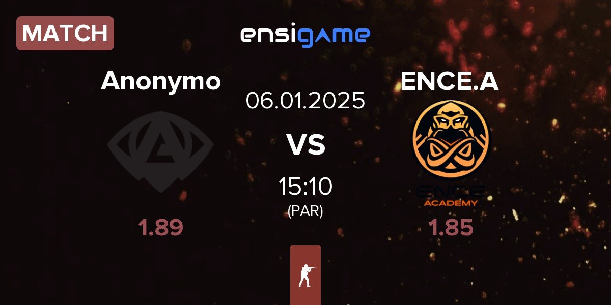 Match Anonymo Esports Anonymo vs ENCE Academy ENCE.A | 06.01