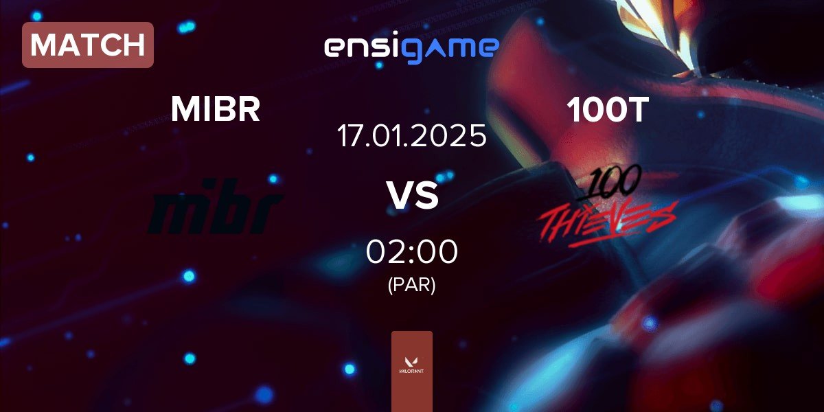 Match Made in Brazil MIBR vs 100 Thieves 100T | 17.01