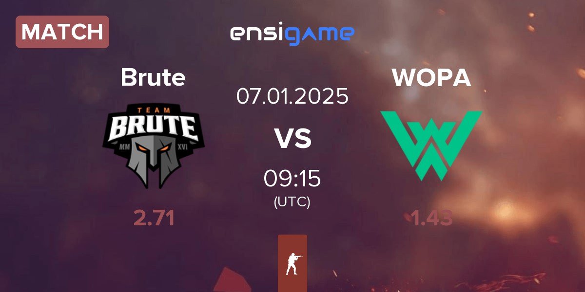 Match Brute vs WOPA Esport WOPA | 07.01