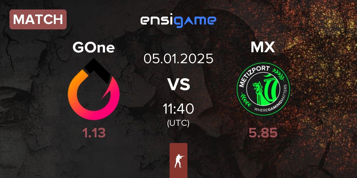 Match GenOne GOne vs Metizport X MX | 05.01