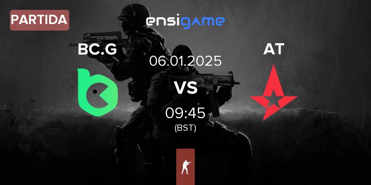 Partida BC.Game Esports BC.G vs Astralis Talent AT | 06.01