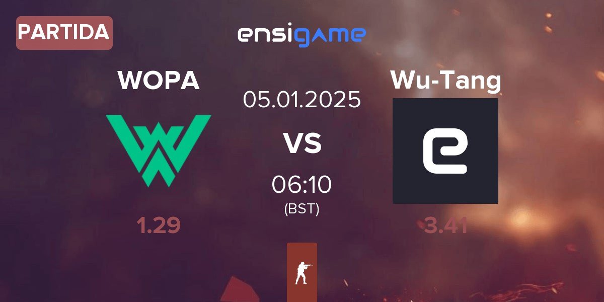 Partida WOPA Esport WOPA vs Wu-Tang Clan Wu-Tang | 05.01