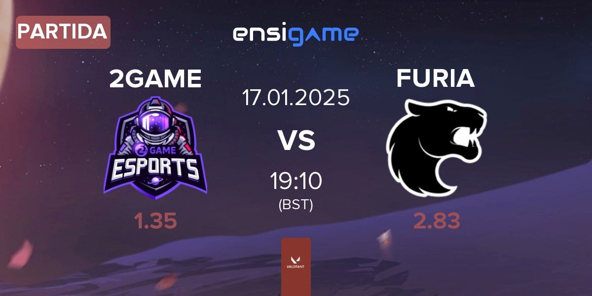 Partida 2GAME Esports 2GAME vs FURIA Esports FURIA | 17.01