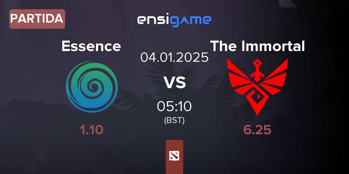 Partida Team Essence Essence vs The Immortal | 04.01