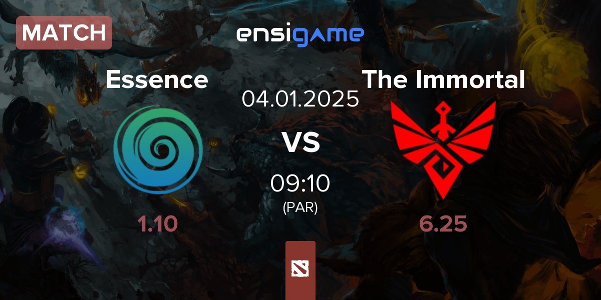 Match Team Essence Essence vs The Immortal | 04.01