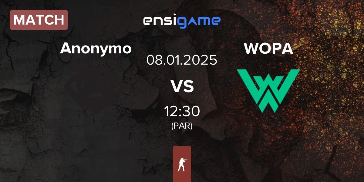 Match Anonymo Esports Anonymo vs WOPA Esport WOPA | 08.01