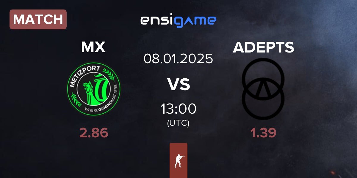 Match Metizport X MX vs ADEPTS | 08.01