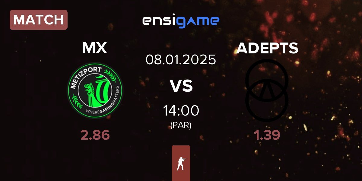 Match Metizport X MX vs ADEPTS | 08.01