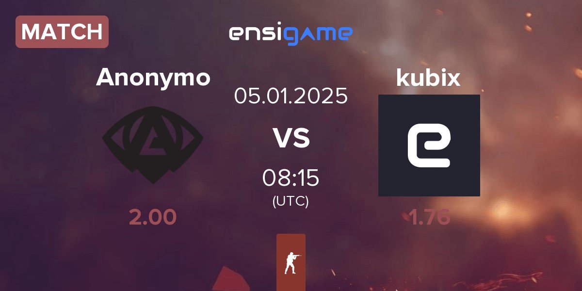 Match Anonymo Esports Anonymo vs kubix | 05.01